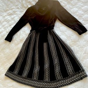 Jessica Howard sweater dress fit and flare petite medium